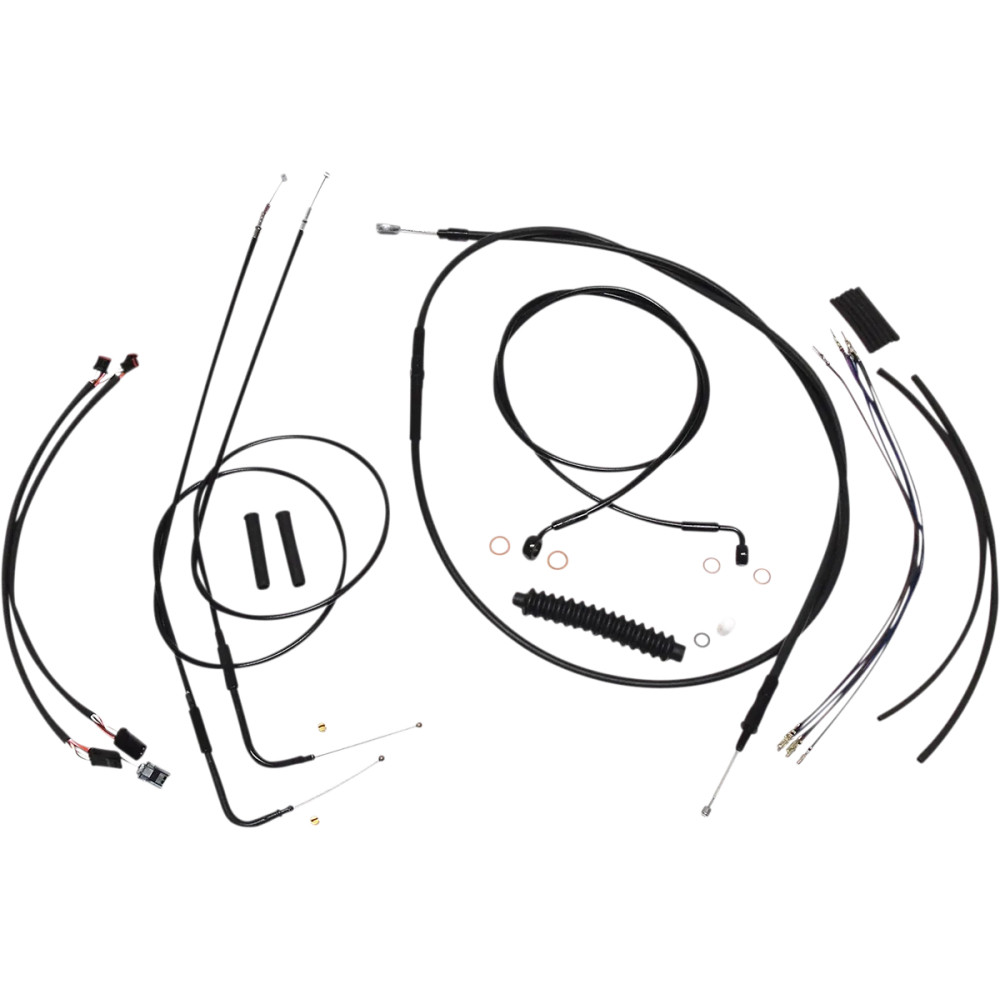 Kit de instalación para manillar XR — 30,5–35,5 cm (12"–14") altura, Ape Hanger, Negro