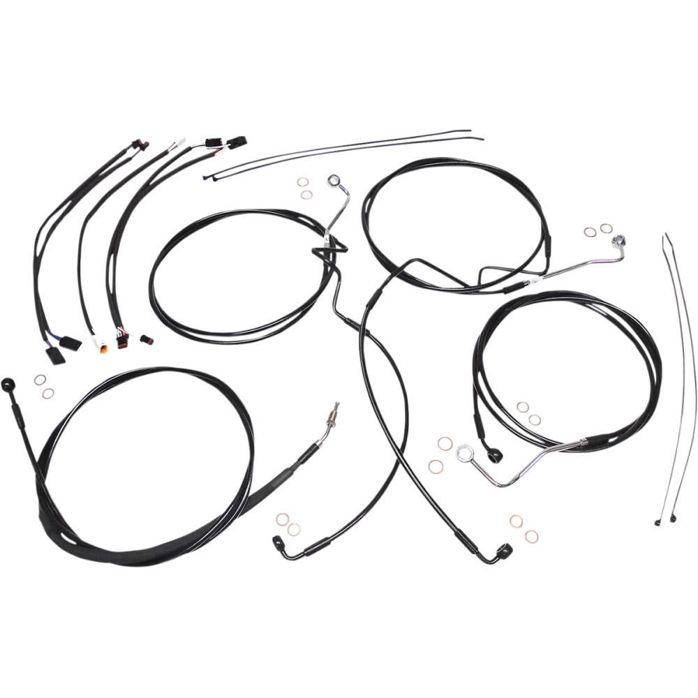 XR Handlebar Installation Kit — Ape Hanger, 12"–14" (30.5–35.5 cm), Black