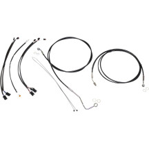 Kit de instalación XR — estilo ape hanger, elevadores de 12"–14", Negro, Cromado