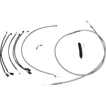 Kit de instalación de manillar XR — 30,5–35,5 cm, Ape hanger, cromado acabado transparente