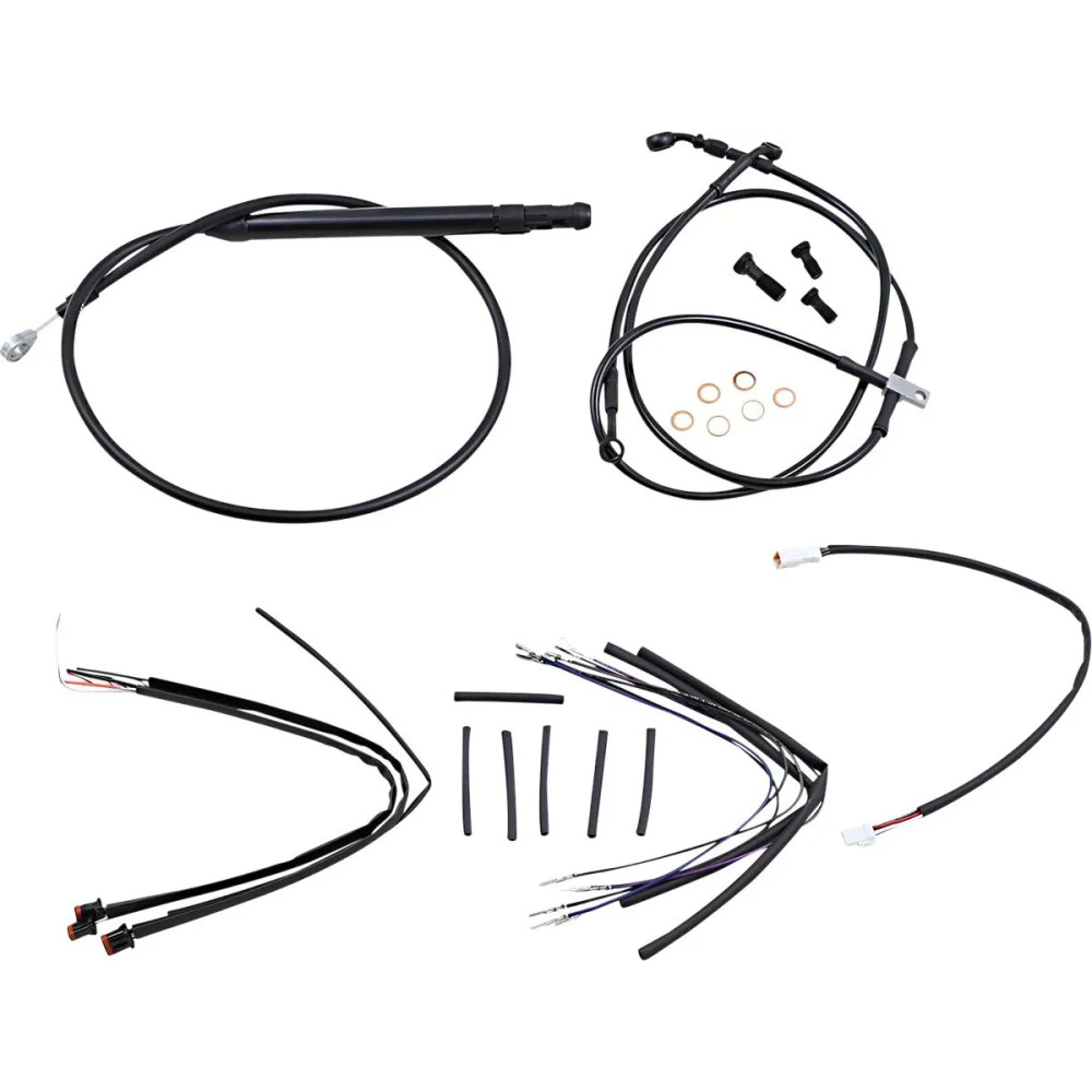 Kit de cables Jail Bar — 14" (35,5 cm), Non-ABS, Negro