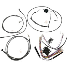 Kit de instalación Black Pearl™ para manillar diseñador — 15"–17" de altura, Ape Hanger, Negro
