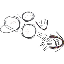 Kit de instalación de manillar XR — 15–17 pulg. de altura de manillar, Ape Hanger, cromo con capa transparente