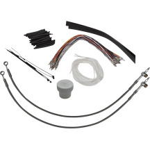 Kit de instalación de controles — 14" Ape Hanger, plateado pulido