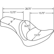 One-Piece Solo-Style Leather Seat