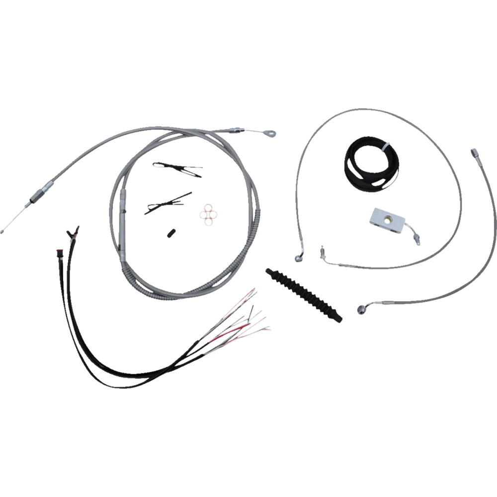 Complete Stainless Braided Handlebar Cable/Brake Line Kit Complete Stainless Braided Handlebar Cable/Brake Line Kit