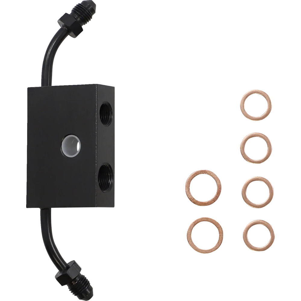 Standard Midnight Braided Handlebar Cable/Brake Line Kit — Ape Hanger