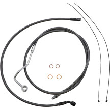 Black Pearl™ Designer Handlebar Installation Kit — 38–43 cm (15"–17"), Ape Hanger, Black