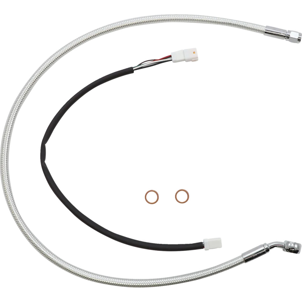 Kit de instalación Sterling Chromite II® Designer para manillar — Compatible 18"–20" ape hanger, cromo, barniz transparente