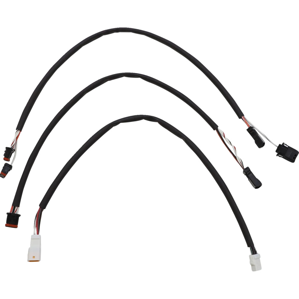 Sterling Chromite II® Kit de instalación para manillar de diseñador — Manillar ape hanger, 38–43 cm (15"–17"), Cromo