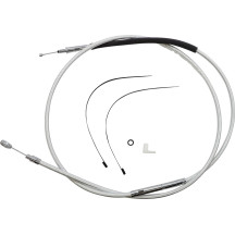 Sterling Chromite II® Kit de instalación para manillar de diseñador — Manillar ape hanger, 38–43 cm (15"–17"), Cromo
