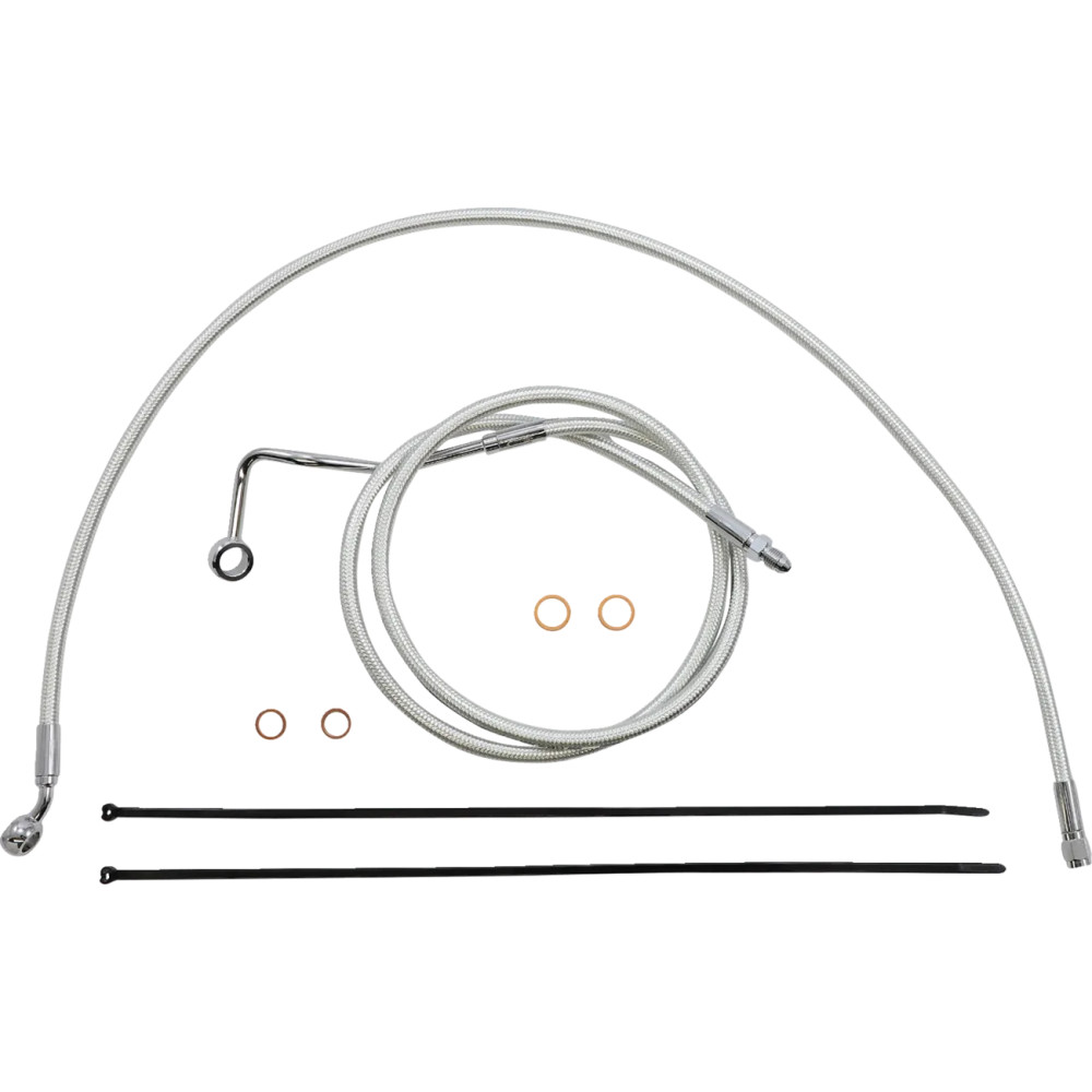Kit de montaje Sterling Chromite II® Designer para manillar — manillar ape hanger, riser 18"–20", cromado