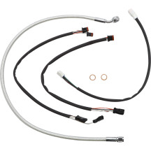 Sterling Chromite II® Kit de instalación para manillar Designer — tipo Ape hanger, apto para 18"–20", cromado acabado transparen