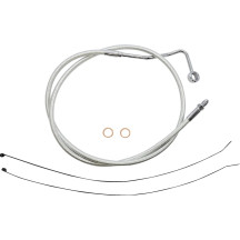 Sterling Chromite II® Kit de instalación para manillar Designer — tipo Ape hanger, apto para 18"–20", cromado acabado transparen