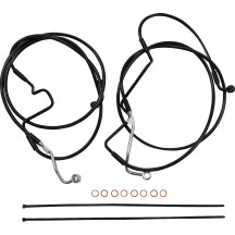 Kit de instalación XR para manillar — Ape hanger, 38–43 cm (15"–17"), ABS, negro