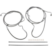 XR Handlebar Installation Kit — Fits 12"–14" ape hanger, Chrome, clear-coated