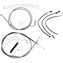 XR Handlebar Installation Kit — 12"-14" handlebar height, Ape Hanger, Chrome