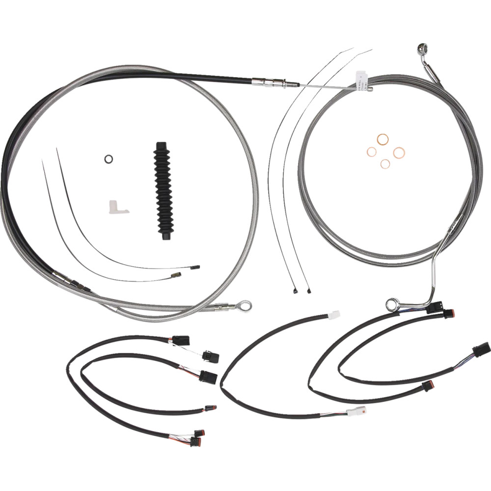 XR Handlebar Installation Kit — 12"–14" fit, Ape Hanger, Chrome