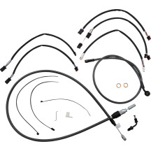 KARBONFIBR Designer Handlebar Installation Kit — Ape hanger, 30.5 cm (12\"-14\"), Carbon Fiber