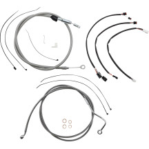 XR Handlebar Installation Kit — Fits 12" - 14" risers, Ape hanger, Chrome