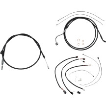 XR Handlebar Installation Kit — 38–43 cm (15"–17"), Ape hanger, Black