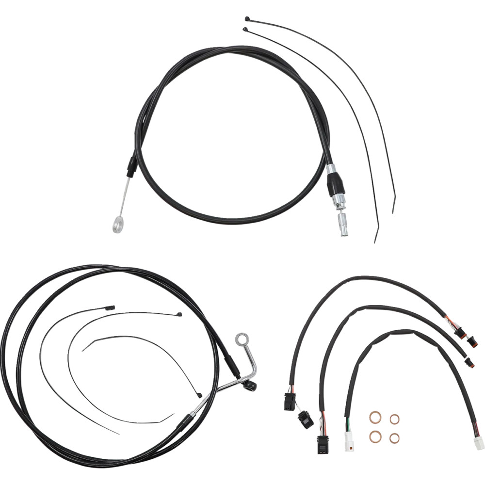 XR Handlebar Installation Kit — Ape hanger fit, 38–43 cm (15\"–17\"), Black