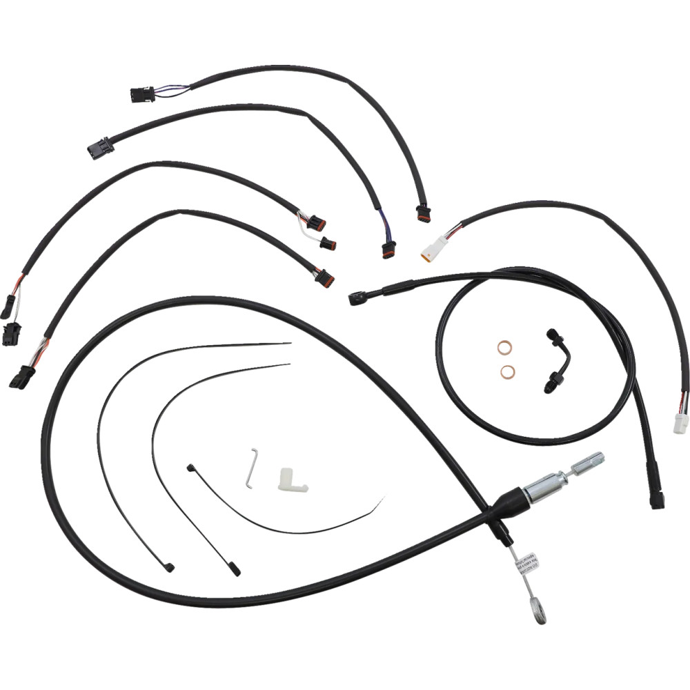 XR Handlebar Installation Kit — 38–43 cm (15–17\"), Ape hanger, Black