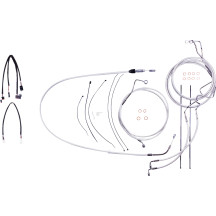 Kit de instalación para manillar Sterling Chromite II® Designer — Ajuste 15"–17" (38–43 cm), Ape Hanger, Cromo