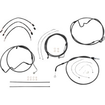 Kit de instalación Black Pearl™ Designer para manillar — Ape Hanger, elevadores 15"–17", negro