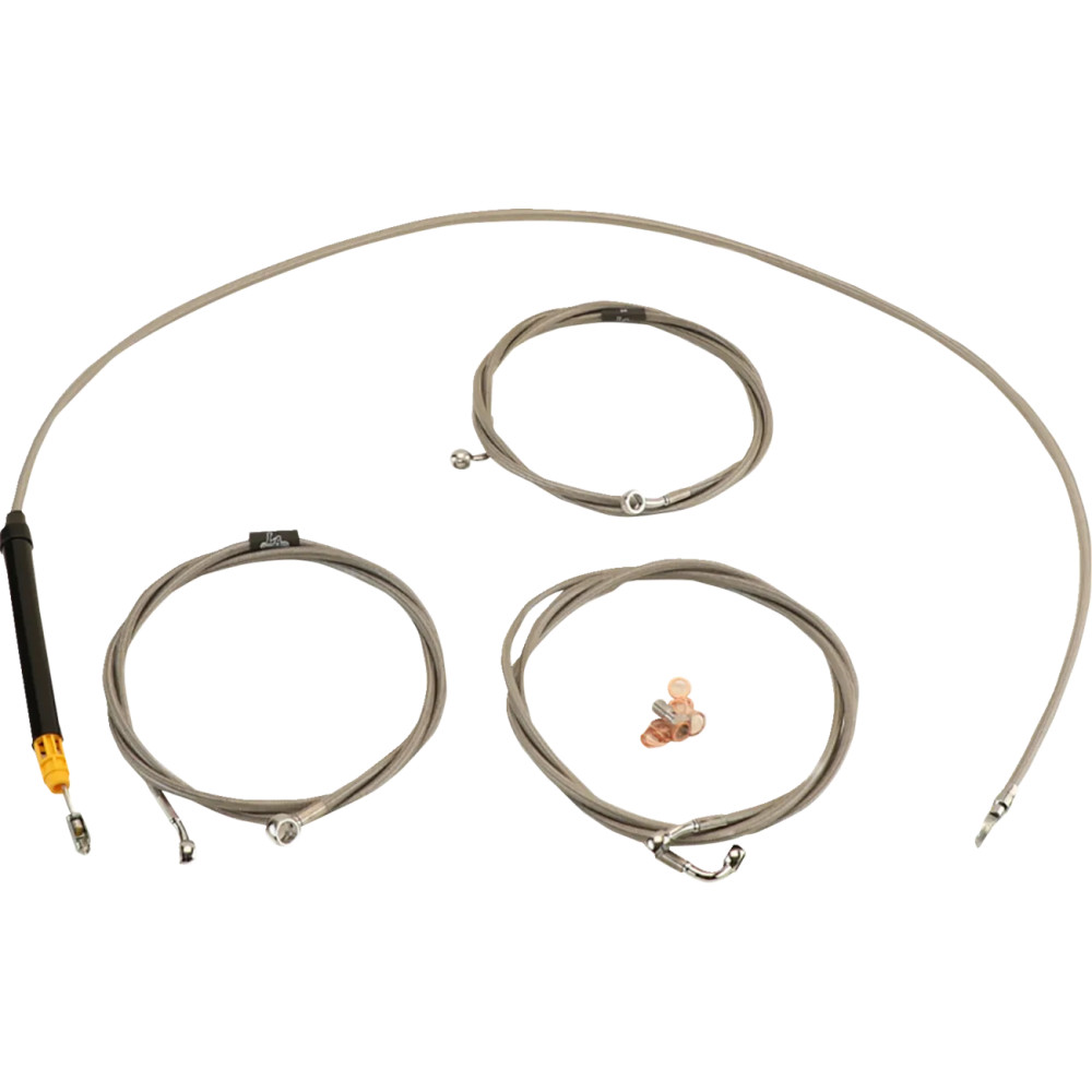 Kit de líneas de freno/cableado trenzado de acero inoxidable estándar