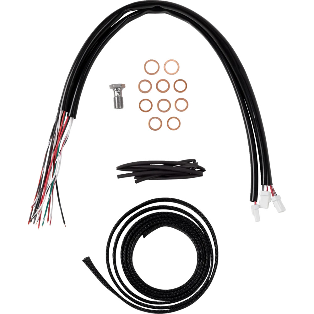 Complete Stainless Braided Handlebar Cable/Brake Line Kit Complete Stainless Braided Handlebar Cable/Brake Line Kit