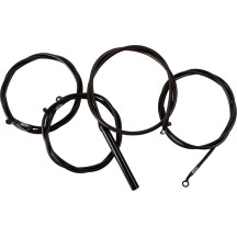 Complete Midnight Braided Handlebar Cable/Brake Line Kit — Standard