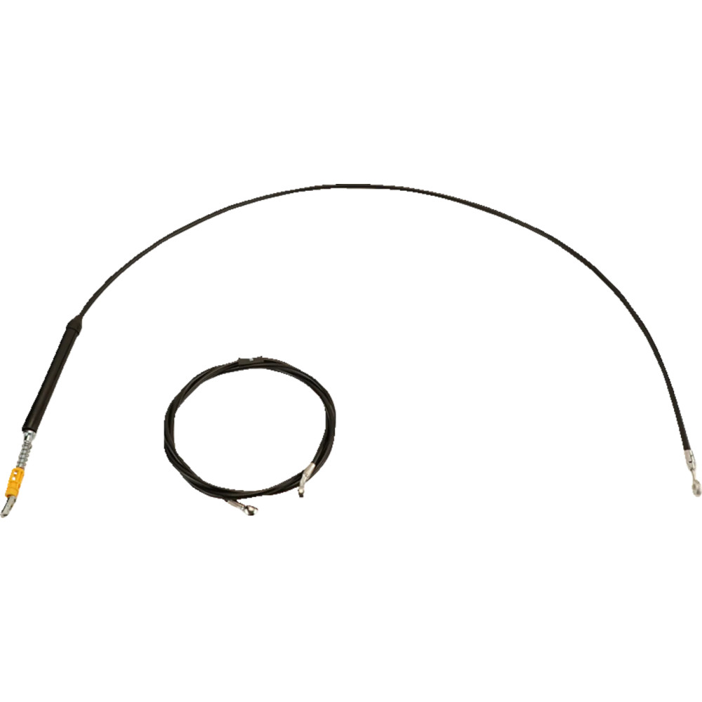 Standard Black Vinyl Braided Handlebar Cable/Brake Line Kit — Ape Hanger