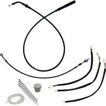 EZ Install Kit — Fits handlebar height 28 cm (11"), Ape hanger, Black