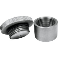 Vented Gas Cap with Weld-On Bung — 40 mm (1-5/8"), raw