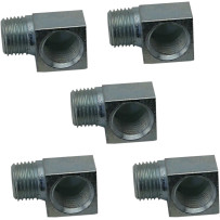 Supply/Return Line Elbow — 90° return line, Black