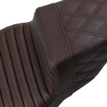 Asiento Step-Up — 76 cm total, conductor 40.5 cm, 2 plazas, marrón