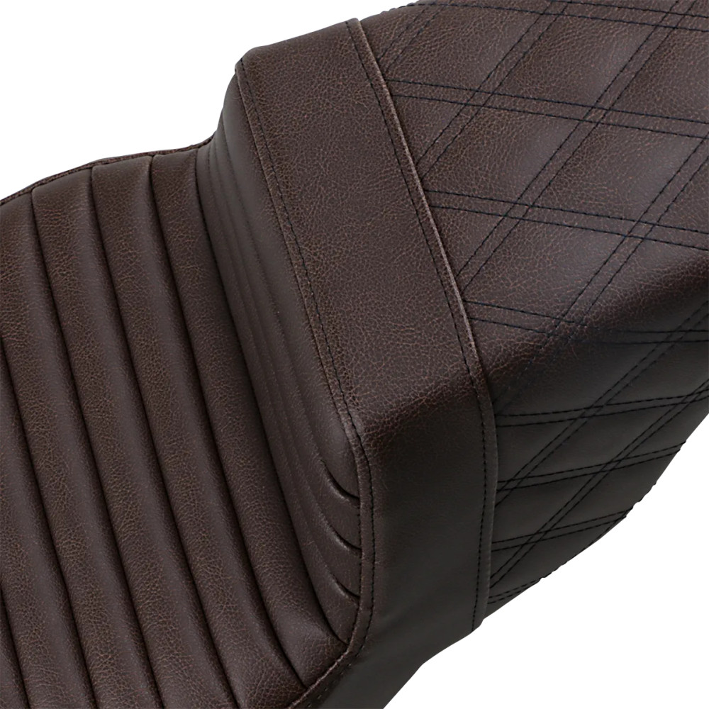 Asiento Step-Up — 76 cm total, conductor 40.5 cm, 2 plazas, marrón