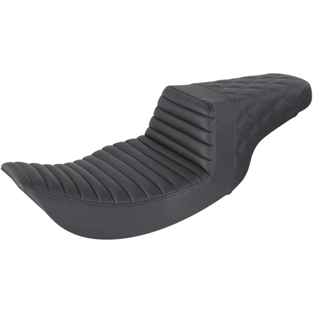 Asiento Step-Up — Costura de rejilla trasera / Tuck-n-Roll frontal