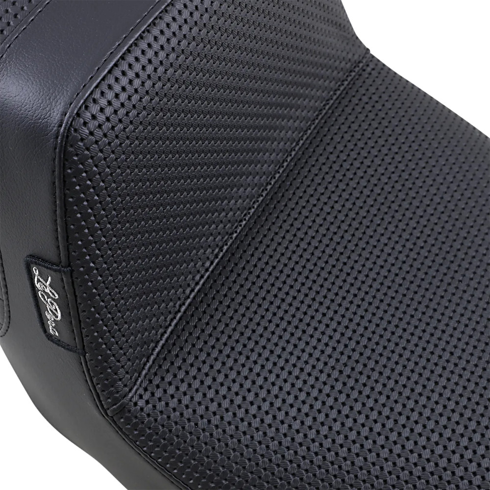 Asiento Tailwhip — 32 cm conductor, 19 cm pasajero, Negro