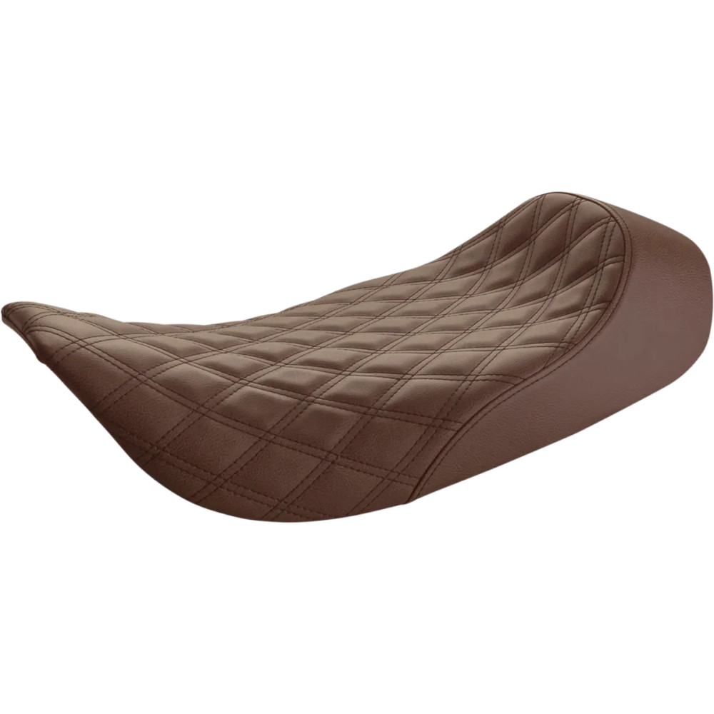Asiento Solo Renegade con puntada en rejilla — 43 cm (17\"), 29 cm (11,5\"), marrón