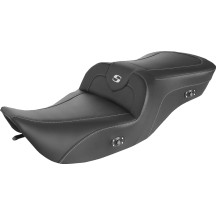 Asiento Roadsofa™ de fibra de carbono con calefacción — 38 cm (15\"), 77.5 cm (30.5\"), Negro
