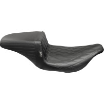 Kickflip Seat — 2-Up, Overall length 84 cm (33"), Driver 45.5 cm (18"), Black