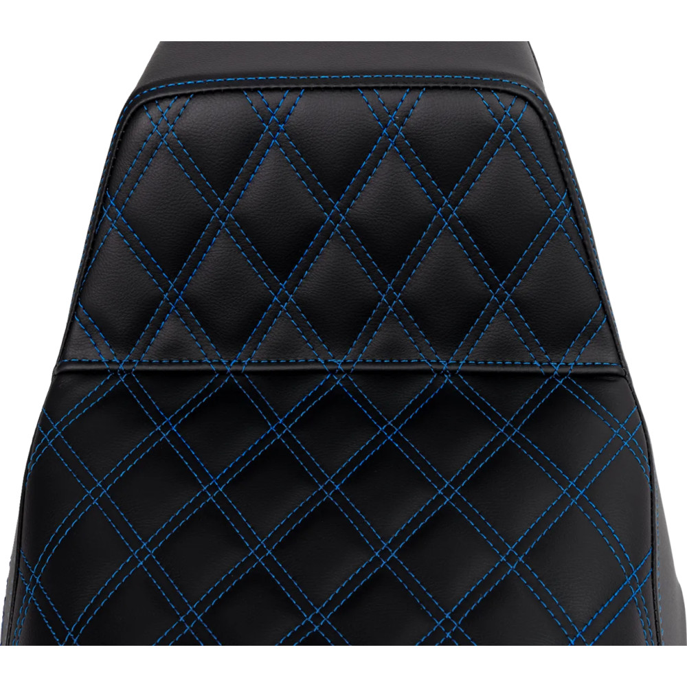 Lattice Stitch Step-Up Seat — 76 cm (30"), 30.5 cm (12"), Black, Blue Lattice Stitch Step-Up Seat — 76 cm (30"), 30.5 cm (12"), Black, Blue