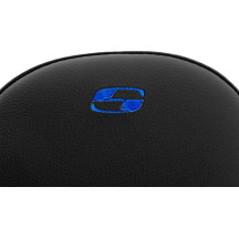 Lattice Stitch Step-Up Seat — 76 cm (30"), 30.5 cm (12"), Black, Blue