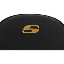Lattice Stitch Step-Up Seat — 76 cm (30"), 38 cm (15") driver, Black