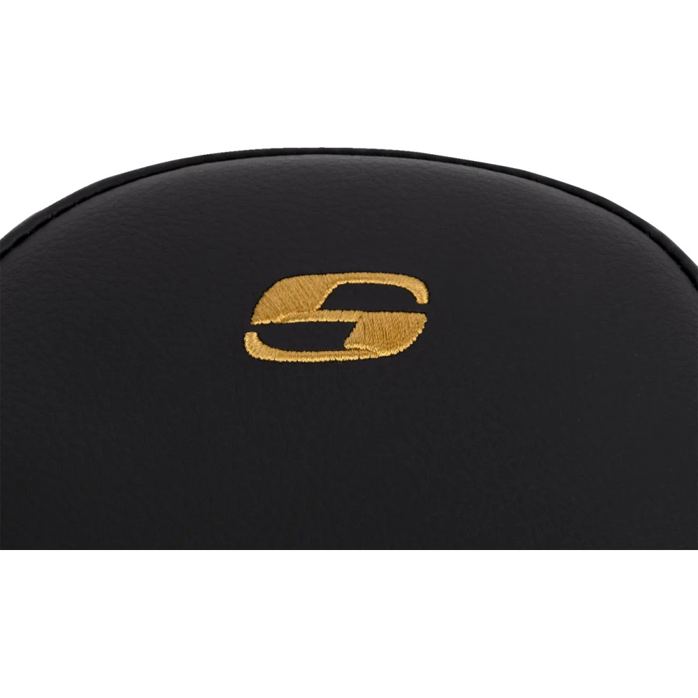 Lattice Stitch Step-Up Seat — 76 cm (30"), 38 cm (15") driver, Black