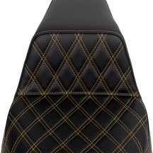 Lattice Stitch Step-Up Seat — 76 cm (30"), 38 cm (15") driver, Black