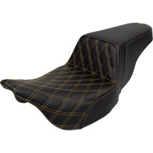 Lattice Stitch Step-Up Seat — 76 cm (30"), 38 cm (15") driver, Black