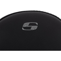 Lattice Stitch Step-Up Seat — 76 cm (30") overall, fits Standard tank, Black/Gray